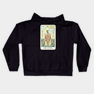 COFFEE READING Kids Hoodie